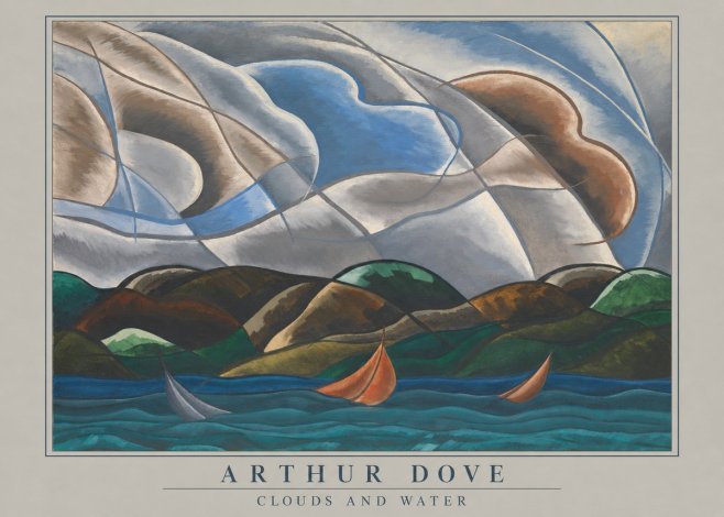 Arthur Dove Clouds and Water No4 - Plakát