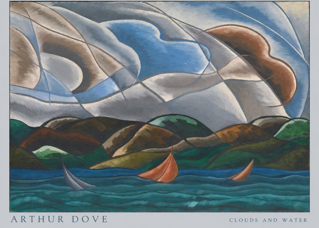 Arthur Dove Clouds and Water No6 - Plakát