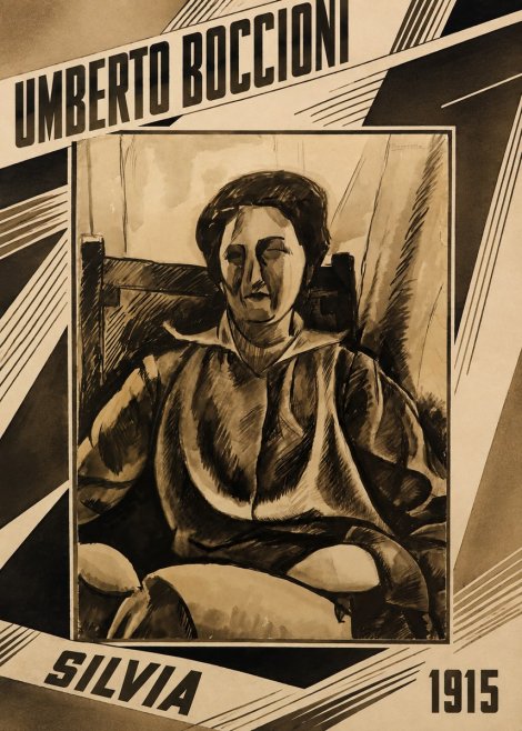 Umberto Boccioni Silvia No2 - Plakát