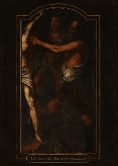 Michelangelo Merisi da Caravaggio The Martyrdom of Saint Peter No3 - Plakát