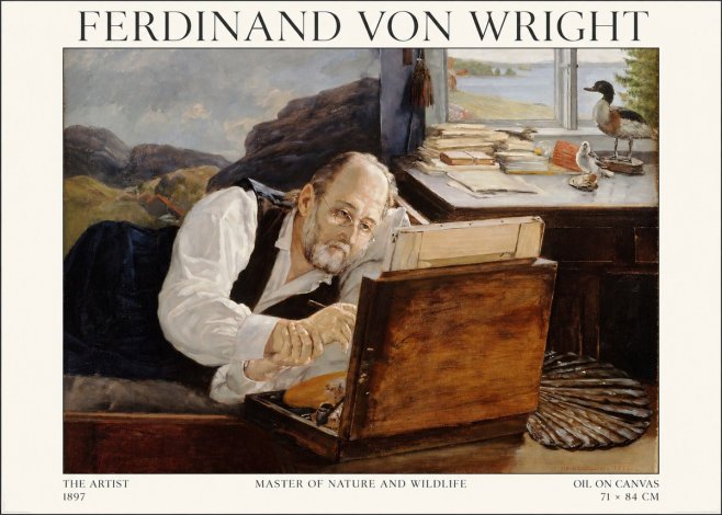 Ferdinand von Wright The Artist No1 - Plakát