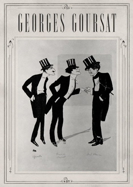 Georges Goursat Capiello, Francis De Croisset, Paul Hervieu No1 - Plakát