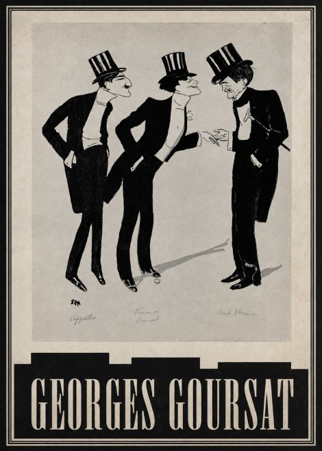 Georges Goursat Capiello, Francis De Croisset, Paul Hervieu No5 - Plakát