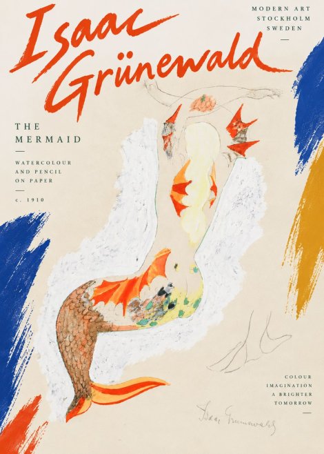 Isaac Grünewald The Mermaid No6 - Plakát