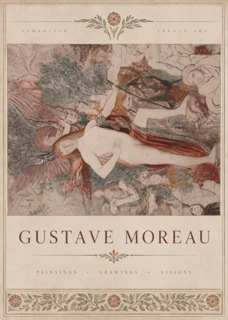 Gustave Moreau The Hymn to Beauty No5 - Plakát