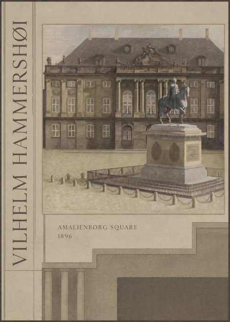 Vilhelm Hammershøi Amalienborg Square I No2 - Plakát