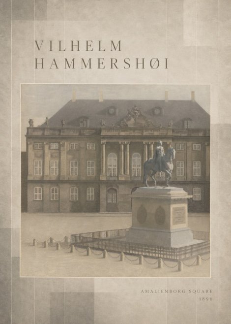 Vilhelm Hammershøi Amalienborg Square I No3 - Plakát