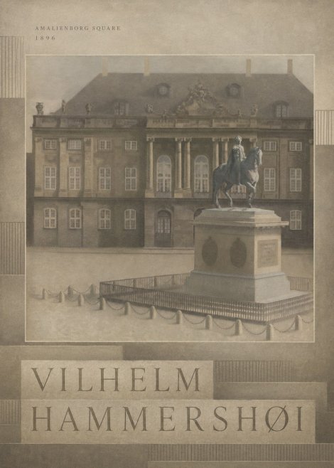 Vilhelm Hammershøi Amalienborg Square I No5 - Plakát