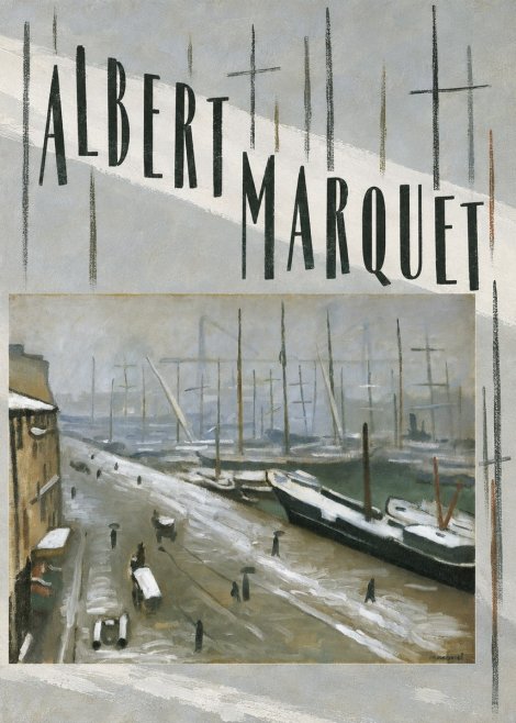 Albert Marquet Le Havre, Le Bassin Sous La Neige No6 - Plakát