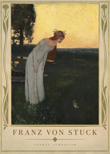 Franz von Stuck Princess and Frog No2 - Plakát