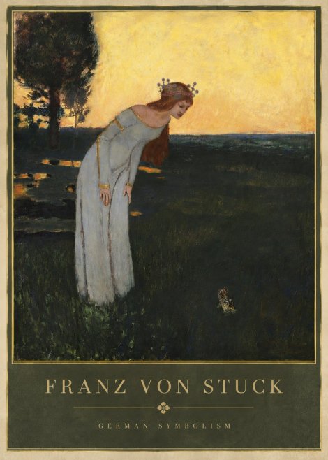Franz von Stuck Princess and Frog No6 - Plakát