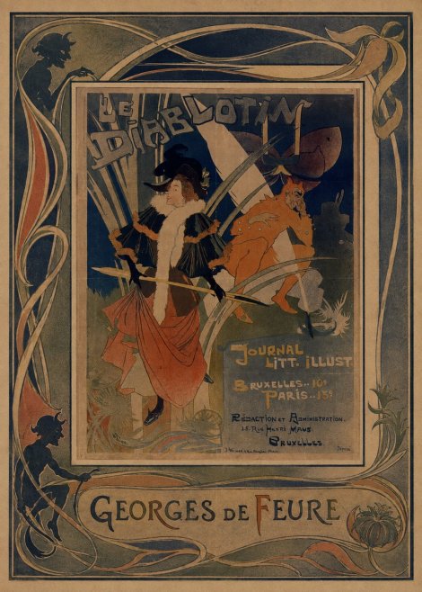 Georges de Feure Le Diablotin III No1 - Plakát