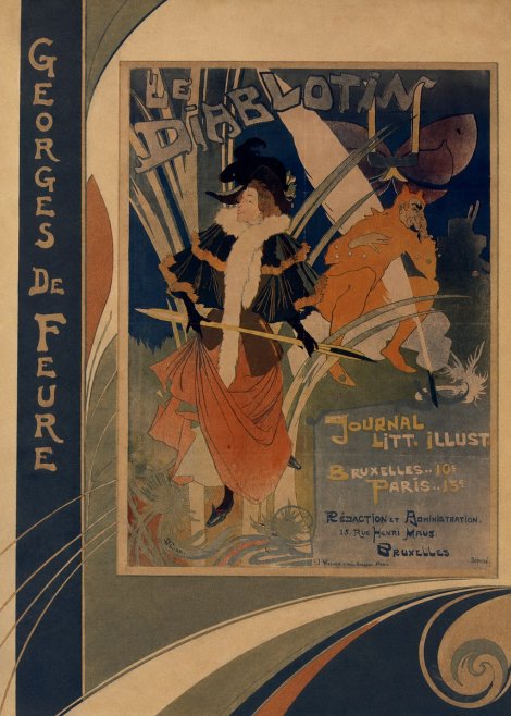 Georges de Feure Le Diablotin III No2 - Plakát