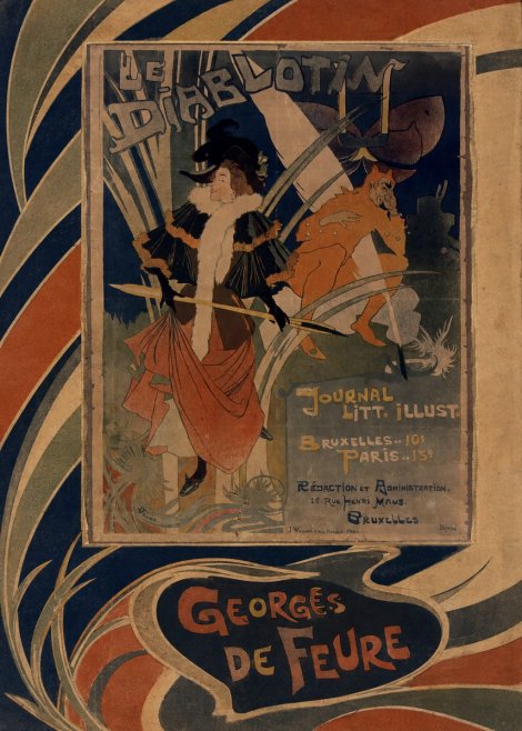 Georges de Feure Le Diablotin III No6 - Plakát