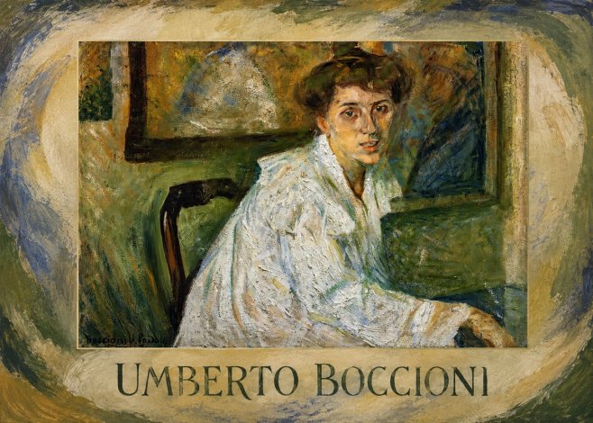 Umberto Boccioni Portrait of the Artist's Mother No6 - Plakát