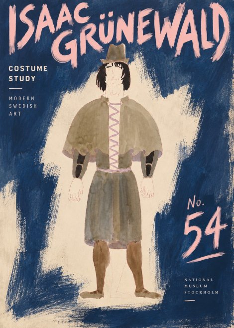 Isaac Grünewald Costume Study V No5 - Plakát