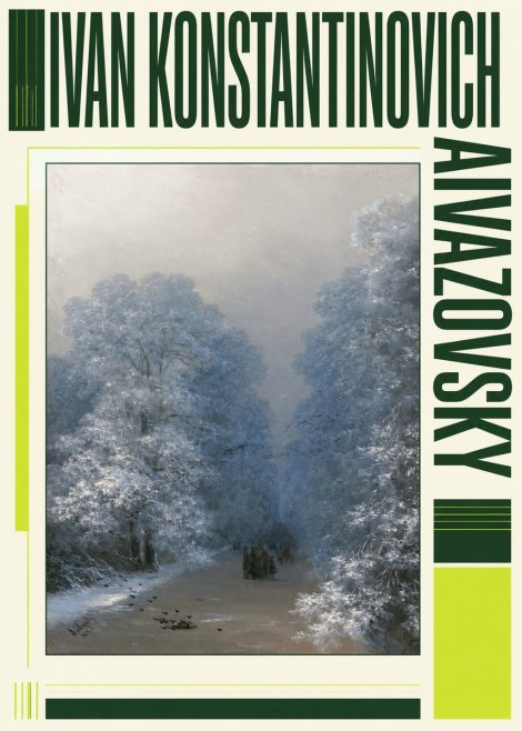 Ivan Konstantinovich Aivazovsky Winter Forest No6 - Plakát