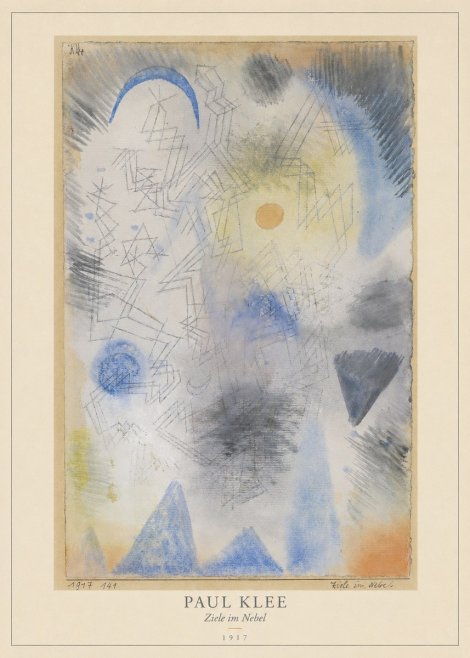 Paul Klee Ziele Im Nebel No4 - Plakát