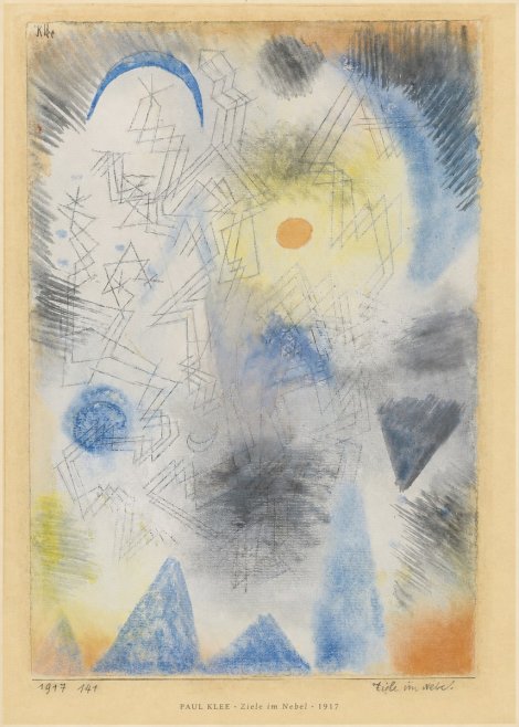 Paul Klee Ziele Im Nebel No5 - Plakát