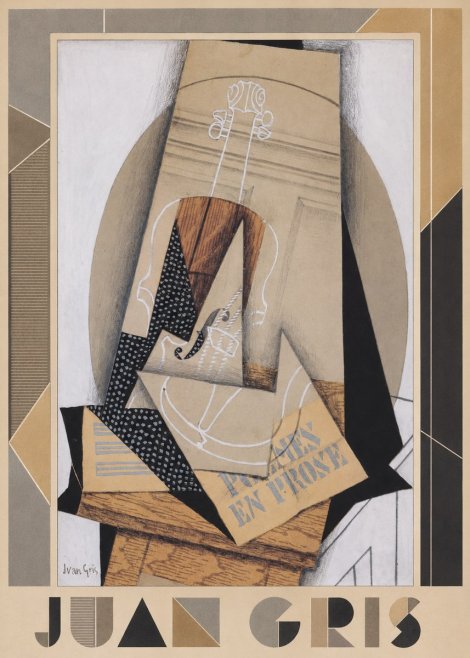 Juan Gris Poèmes En Prose No1 - Plakát