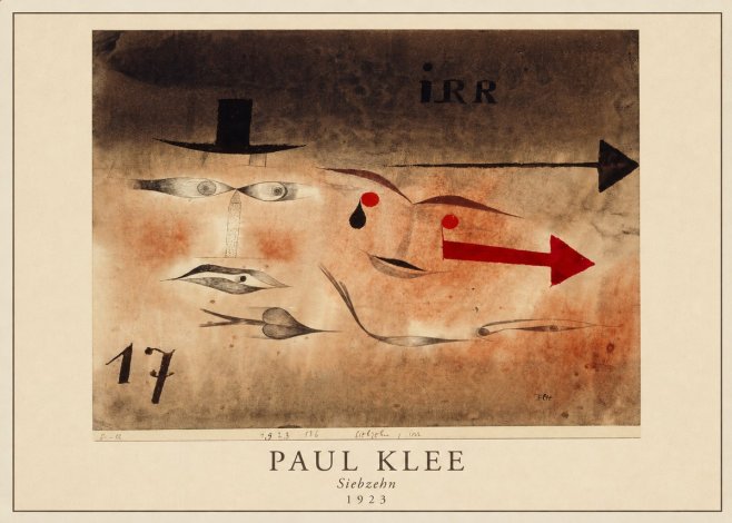 Paul Klee Siebzehn, Irr No3 - Plakát