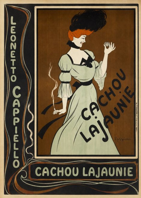 Leonetto Cappiello Cachou Lajaunie No3 - Plakát