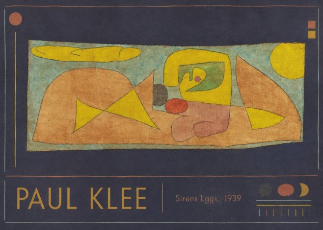 Paul Klee Sirens Eggs No1 - Plakát