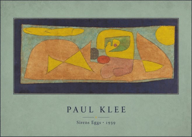 Paul Klee Sirens Eggs No3 - Plakát