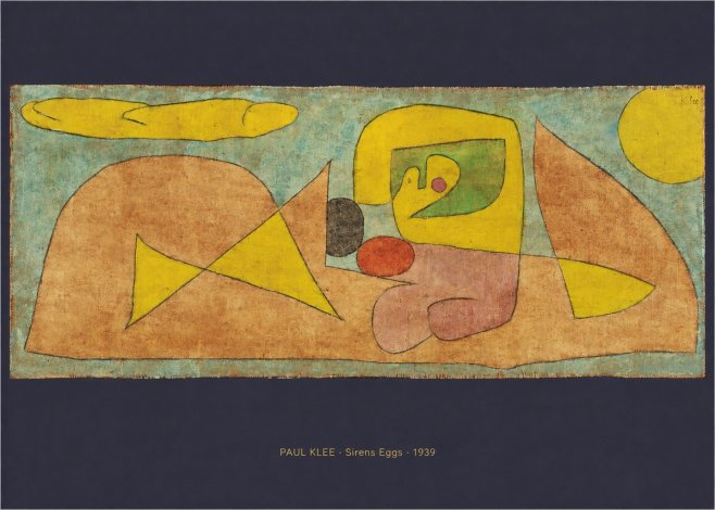 Paul Klee Sirens Eggs No6 - Plakát