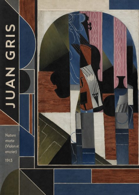 Juan Gris Nature Morte (Violon Et Encrier) No2 - Plakát
