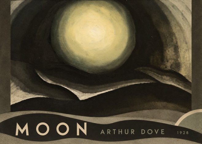 Arthur Dove Moon No3 - Plakát