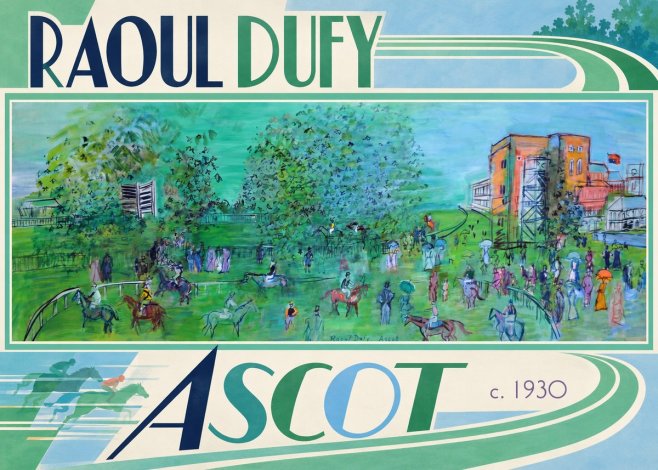 Raoul Dufy Ascot C. 1930 I No2 - Plakát