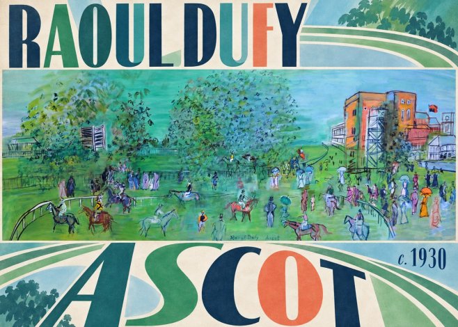 Raoul Dufy Ascot C. 1930 I No5 - Plakát