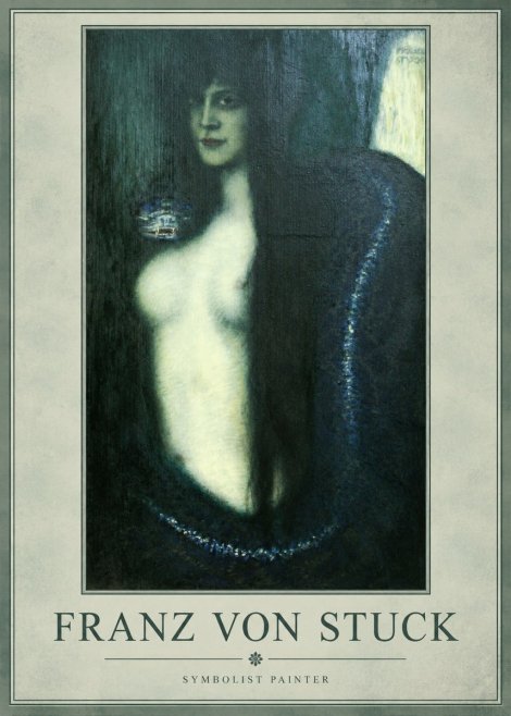 Franz von Stuck Die Sünde No1 - Plakát