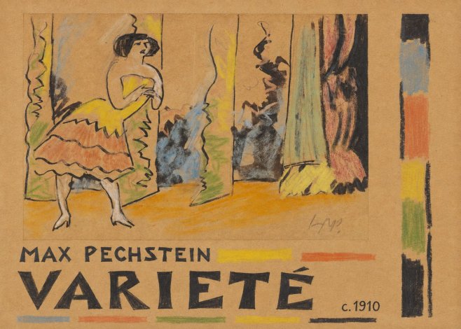 Max Pechstein Varieté No5 - Plakát