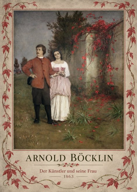 Arnold Böcklin Der Künstler Und Seine Frau No2 - Plakát
