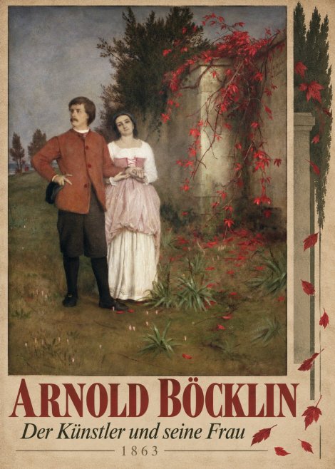 Arnold Böcklin Der Künstler Und Seine Frau No4 - Plakát