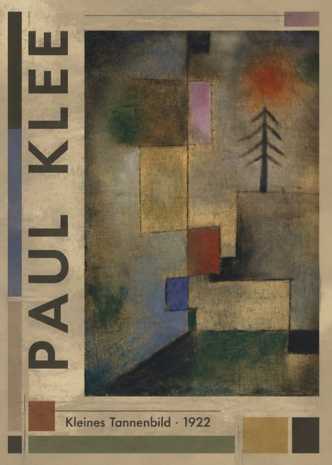Paul Klee Kleines Tannenbild No2 - Plakát