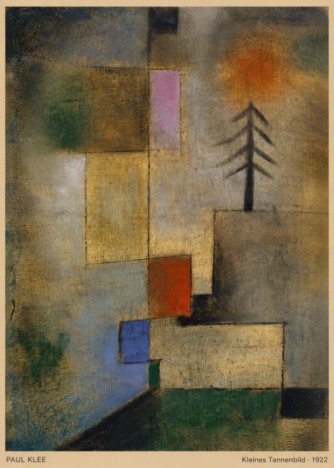 Paul Klee Kleines Tannenbild No5 - Plakát