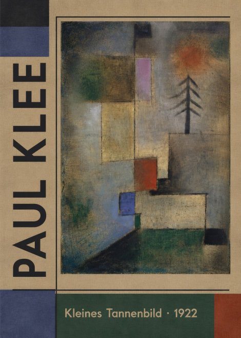 Paul Klee Kleines Tannenbild No6 - Plakát