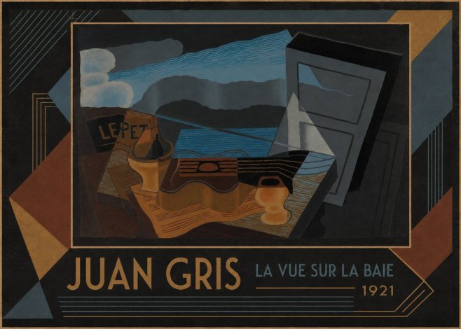 Juan Gris La Vue Sur La Baie No1 - Plakát
