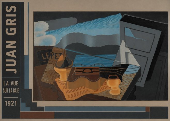 Juan Gris La Vue Sur La Baie No2 - Plakát