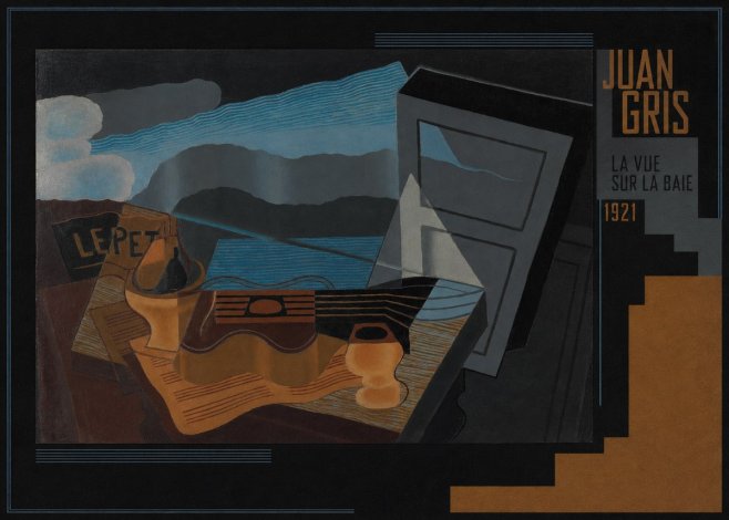 Juan Gris La Vue Sur La Baie No3 - Plakát