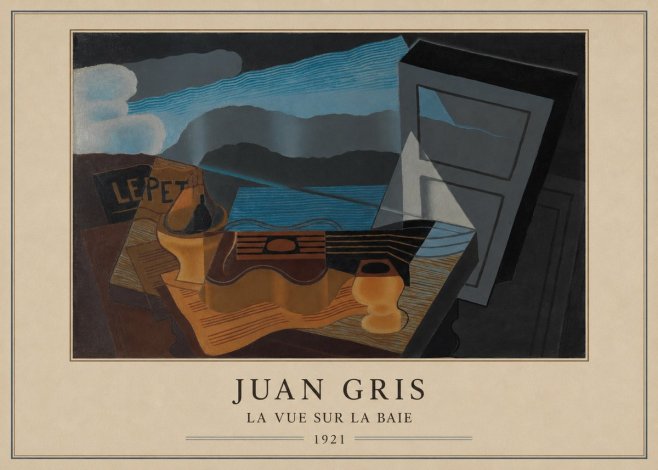 Juan Gris La Vue Sur La Baie No4 - Plakát