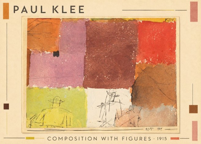 Paul Klee Composition with Figures II No1 - Plakát