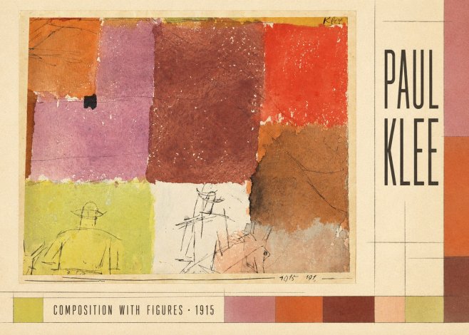 Paul Klee Composition with Figures II No3 - Plakát