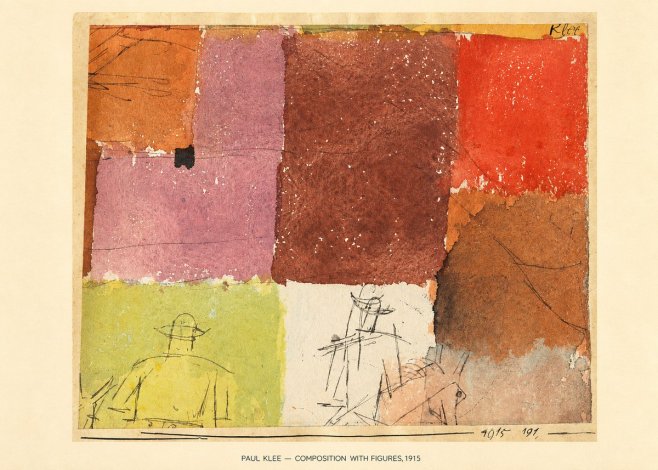Paul Klee Composition with Figures II No6 - Plakát