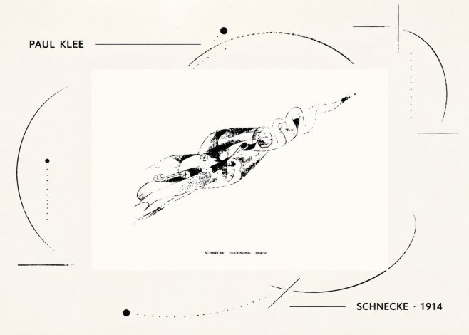 Paul Klee Schnecke No2 - Plakát