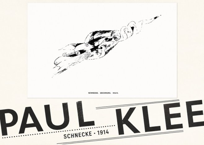Paul Klee Schnecke No5 - Plakát
