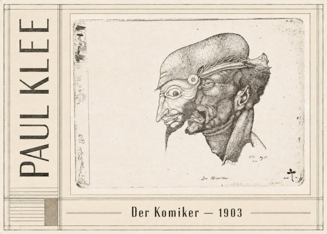 Paul Klee Der Komiker No2 - Plakát
